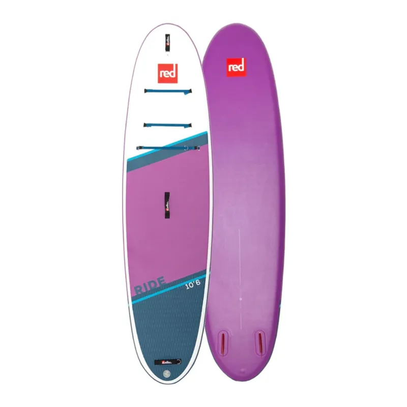 Red Paddle 10Ft 6 RIDE PURPLE MSL INFLATABLE PADDLE BOARD PACKAGE HT